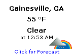 Click for Gainesville, Georgia Forecast